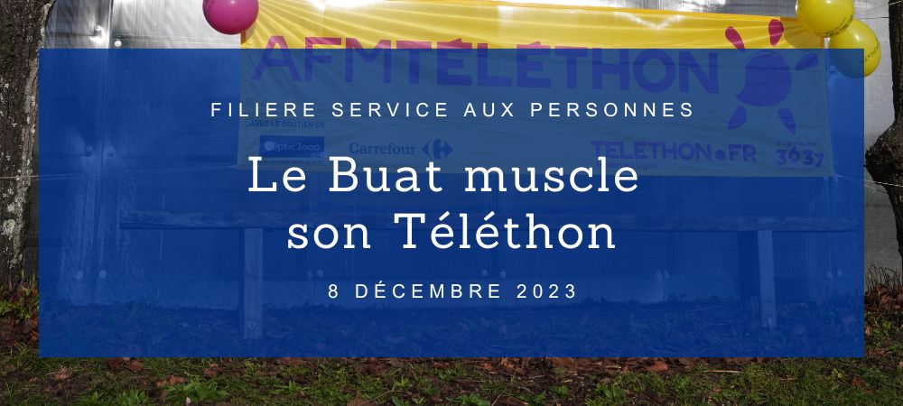 You are currently viewing Le Buat muscle son Téléthon